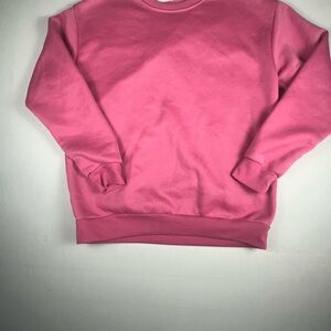 SHEIN Bold Pink Crew Neck Sweater